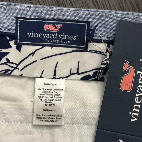 Vineyard Vines 9” Chambray Breaker Men’s Shorts in Ocean Breeze - Picture 8 of 10